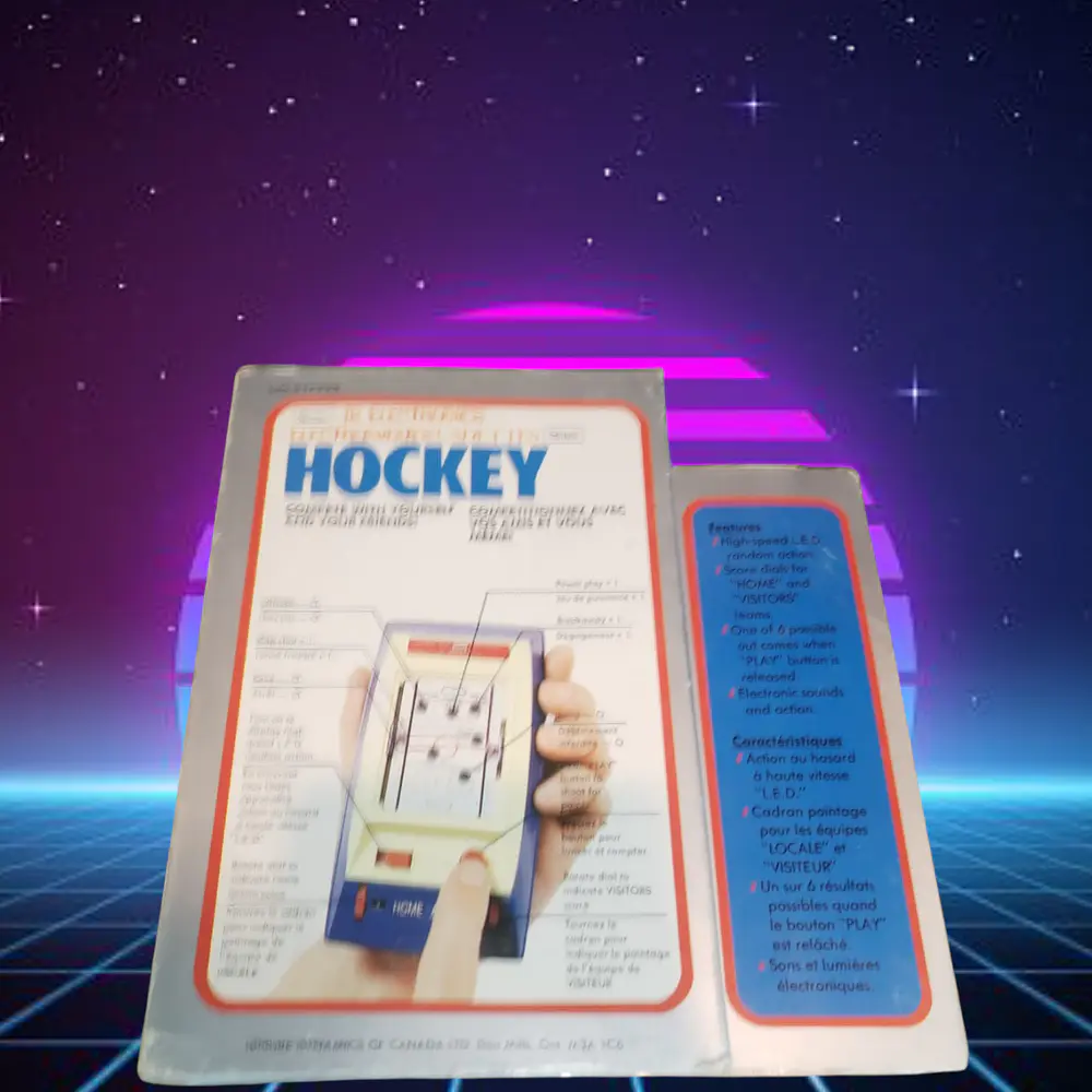 Hockey handheld Led Sears ochentero nuevo en su caja original  3