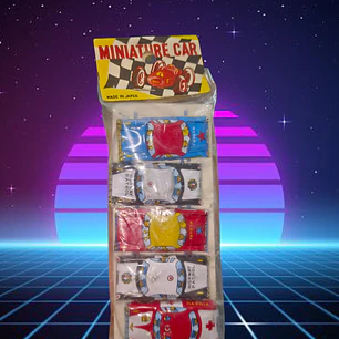 Autos miniaturas de lata Japones sellados nuevos 