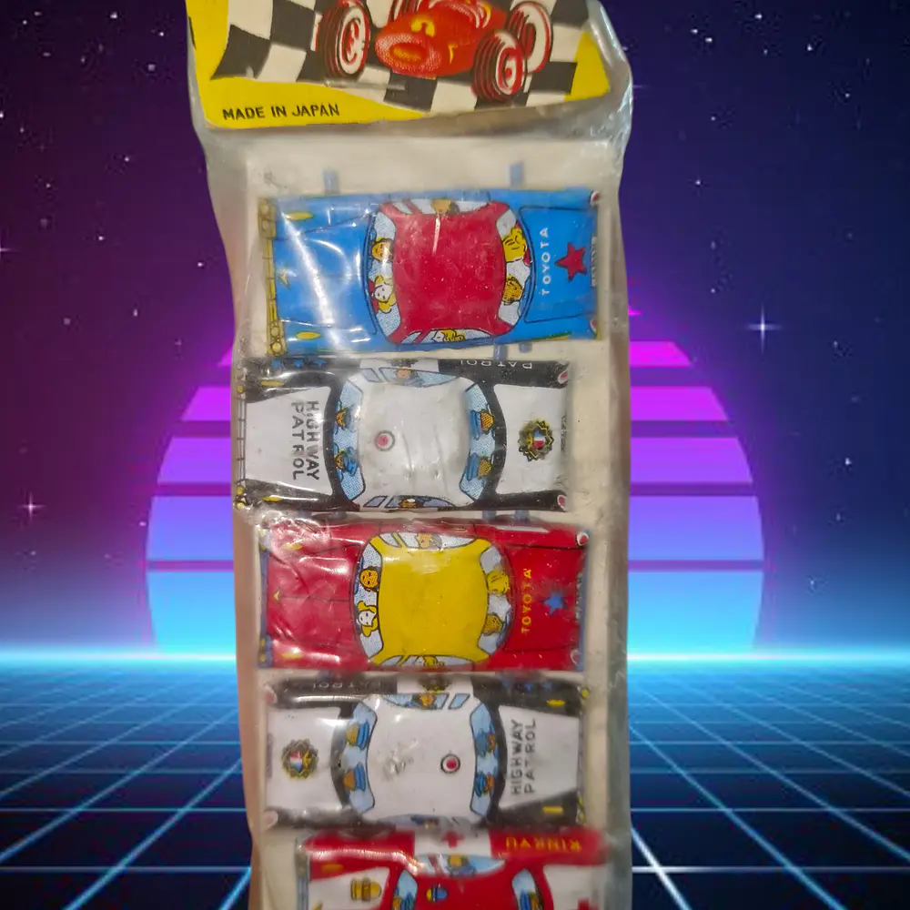 Autos miniaturas de lata Japones sellados nuevos  2