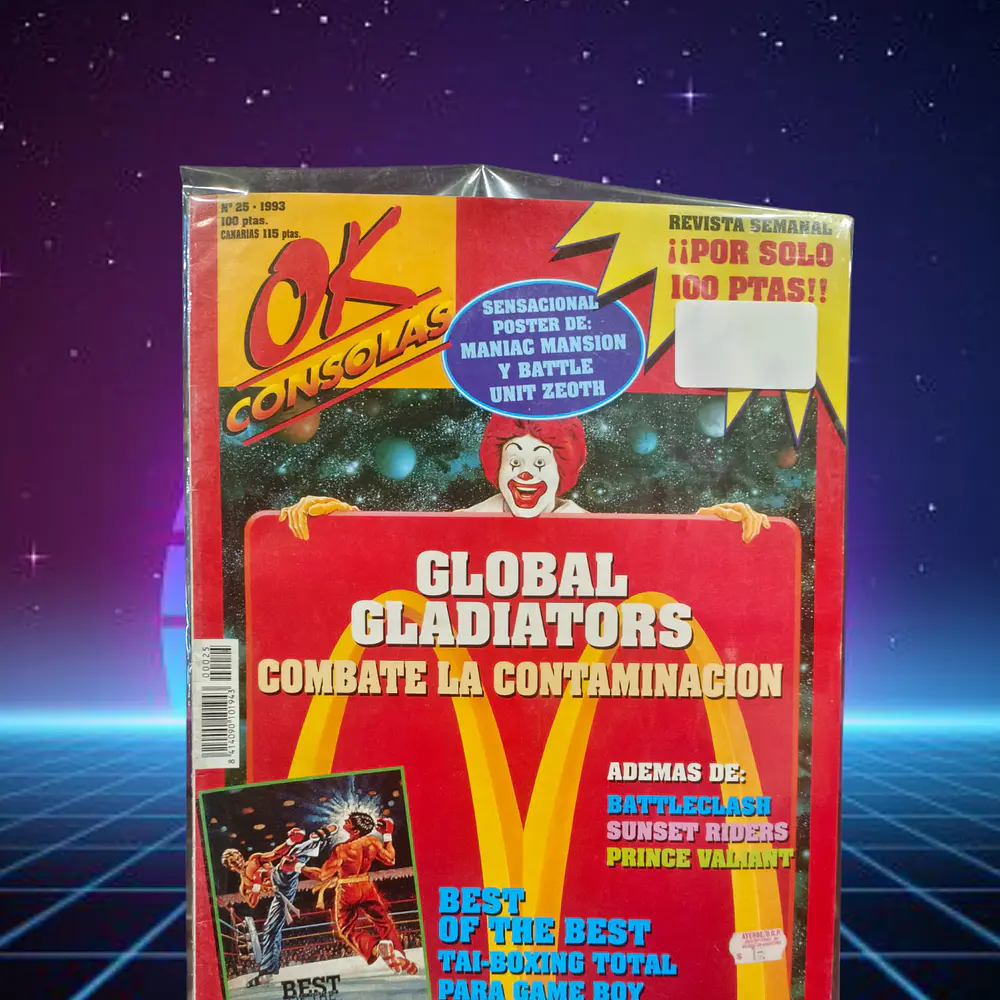 Revista Ok Consola N°25 noventas incluye poster original 