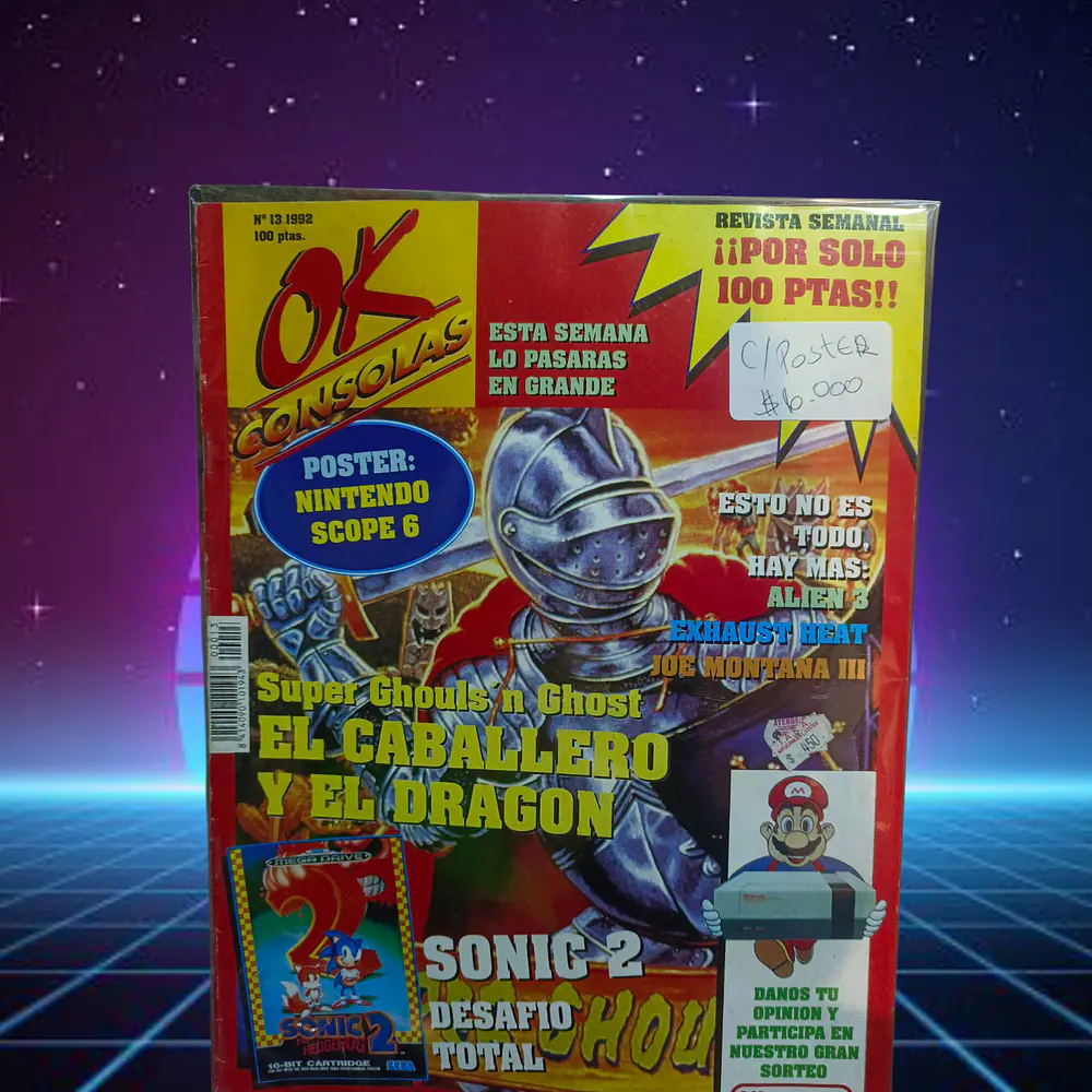  Revista OK Consolas N°13 Impecable con su poster original. 