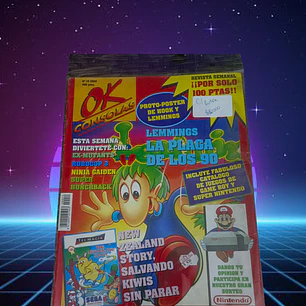  Revista OK Consolas N°14 con catalogo con su poster original. 