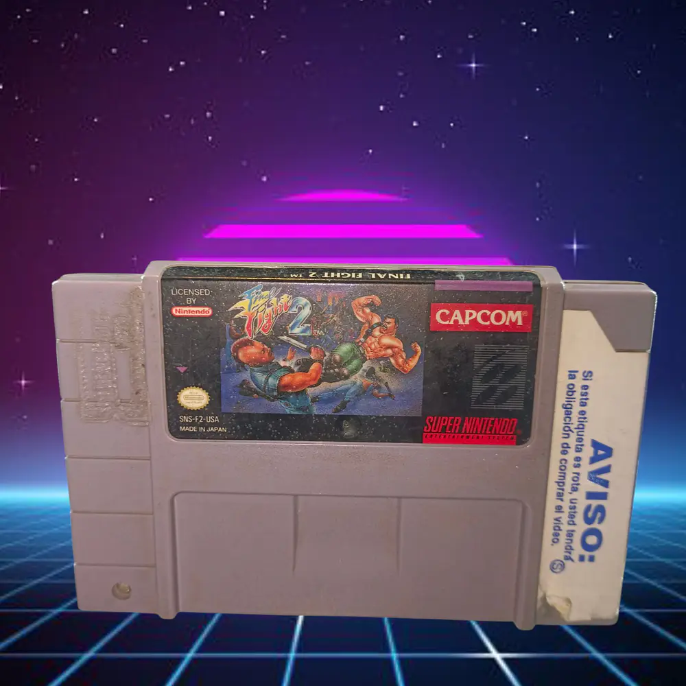 Final fight 2 supernintendo original, usado en Blockbuster  2