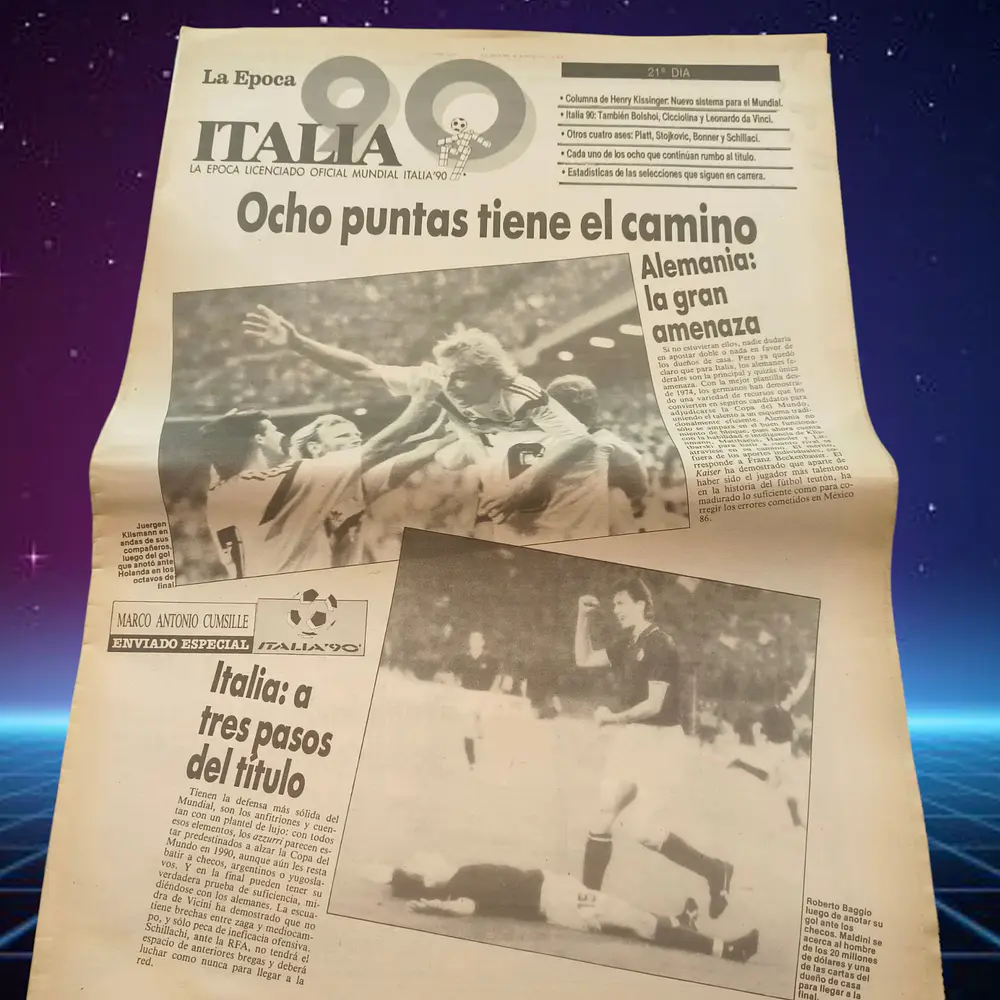Italia 90 Suplemento Diario La epoca Dia 21