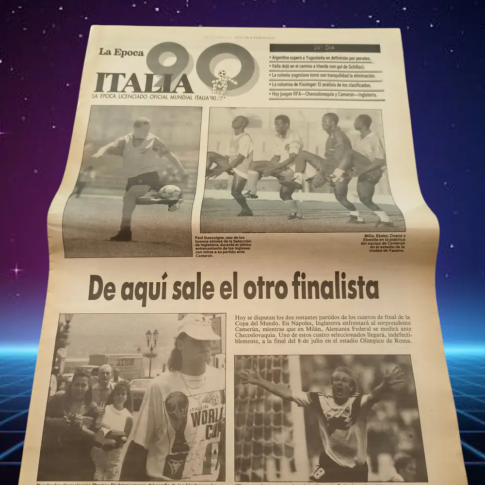 Italia 90 Suplemento Diario La epoca Dia 24