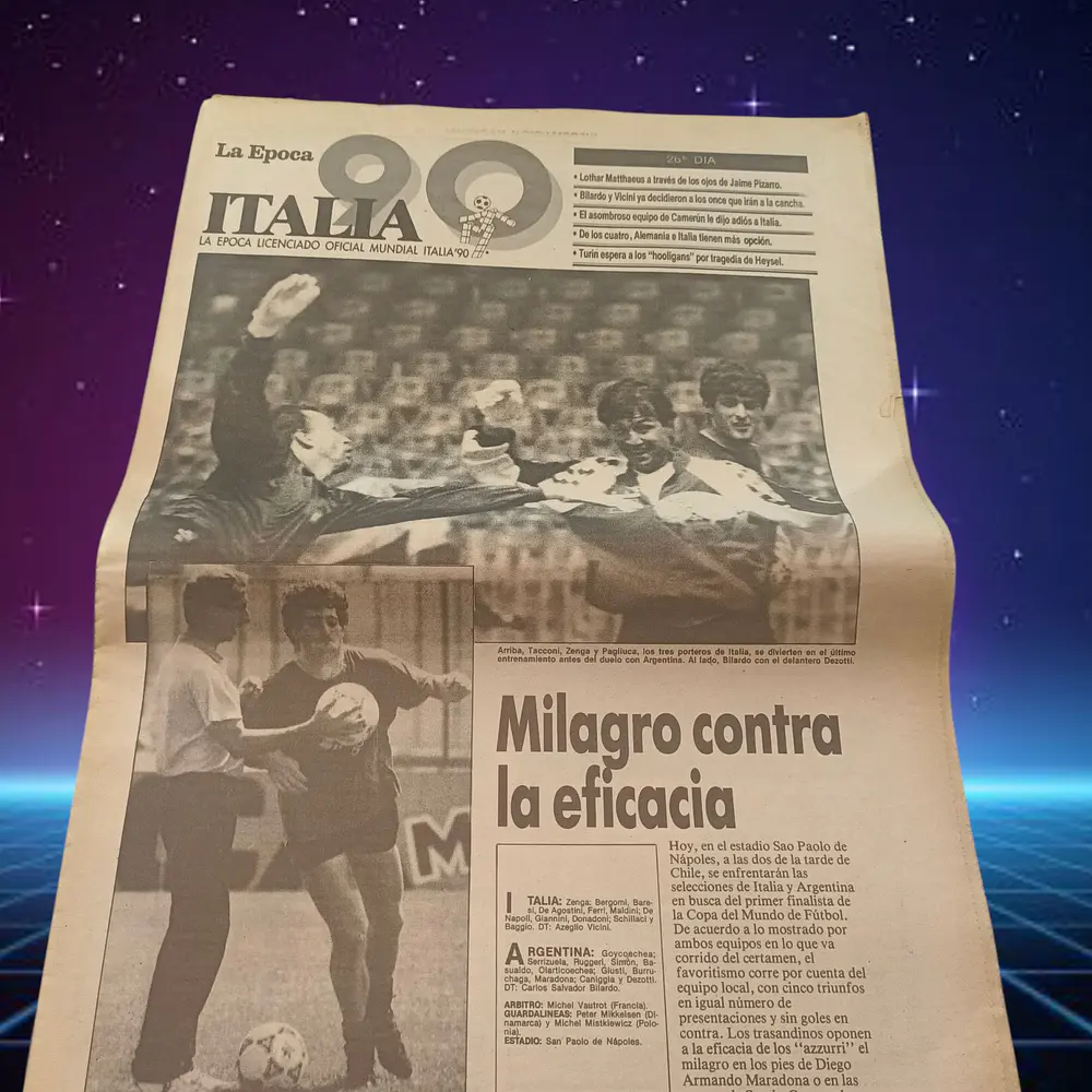 Italia 90 Suplemento Diario La epoca Dia 26