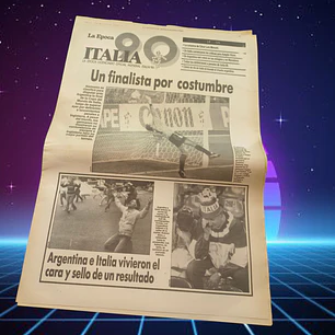Italia 90 Suplemento Diario La epoca Dia 29
