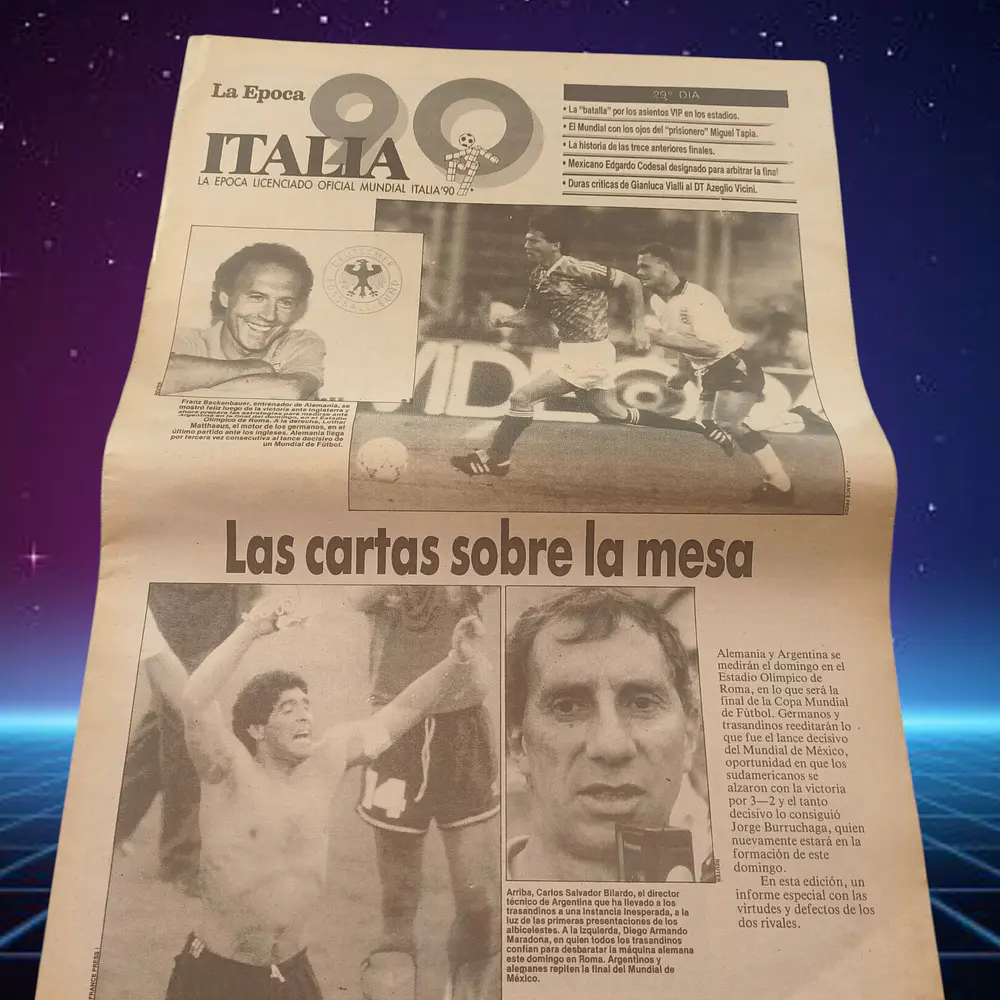 Italia 90 Suplemento Diario La epoca Dia 31
