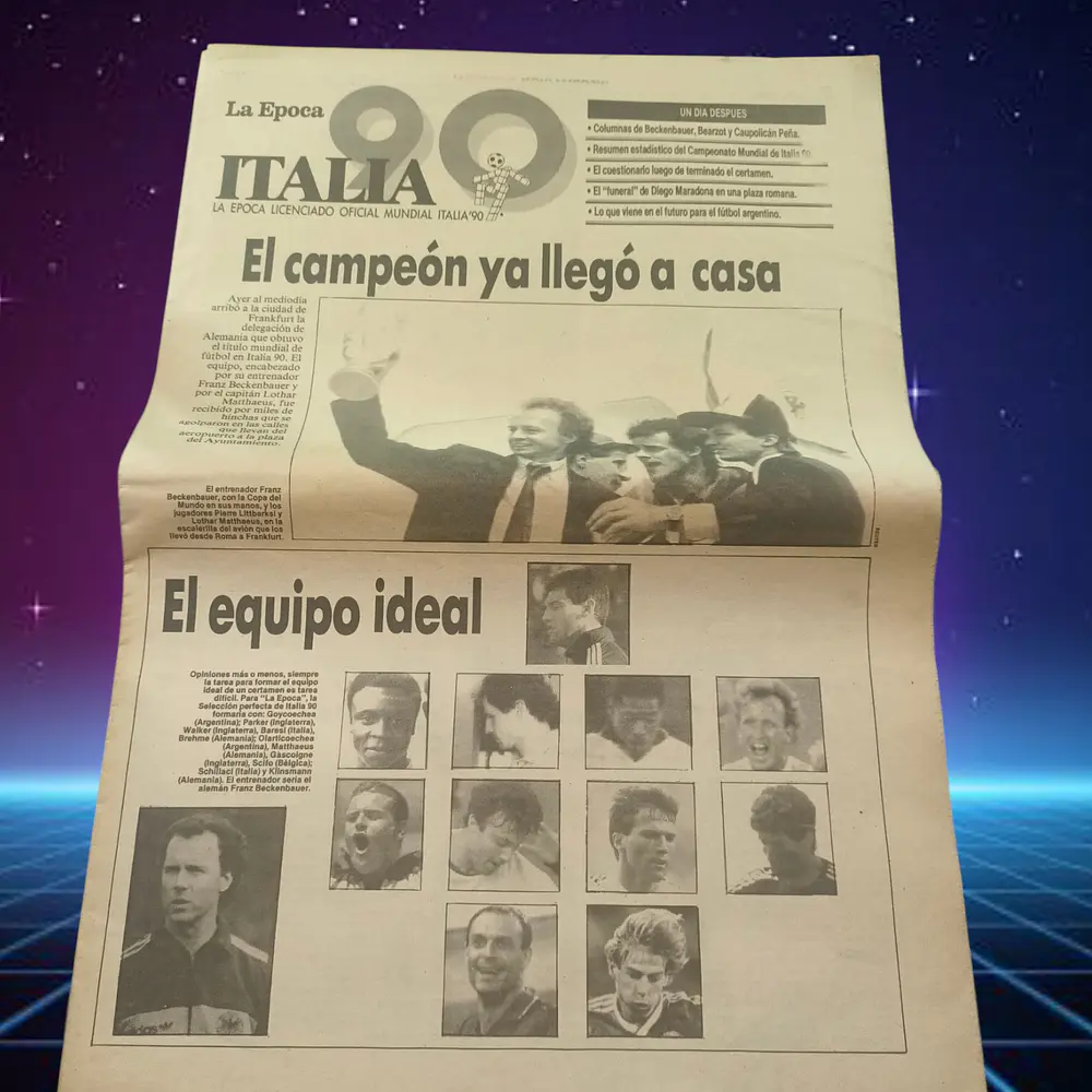 Italia 90 Suplemento Diario La epoca EL DÍA DESPUES