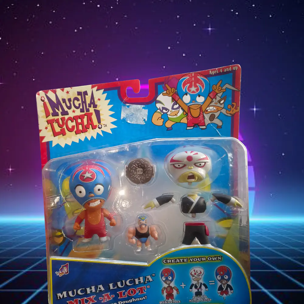 ¡Mucha lucha! Rikochet Mix -a- Lot sellado Jakks Pacific 2003 1