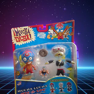 ¡Mucha lucha! Rikochet Mix -a- Lot sellado Jakks Pacific 2003