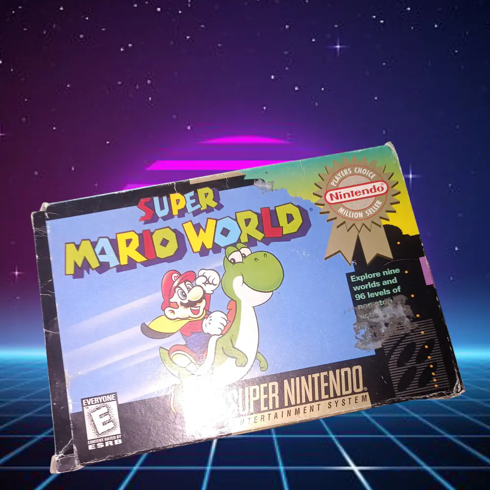 Super Mario World Caja original Nintendo Player Choise 2