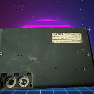 Casio BG - 20 (calculadora con juego de Boxeo) sin tapa de pilas