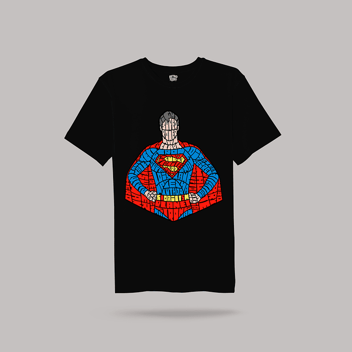 Polera Superman Caligrama 2