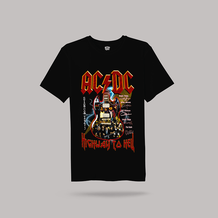 Polera AC/DC Highway to Hell 1