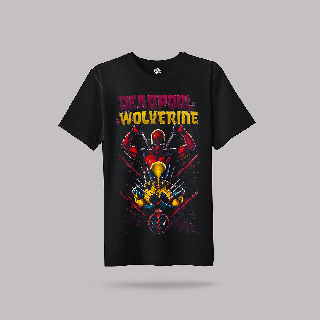 Polera Deadpool Walverine 1