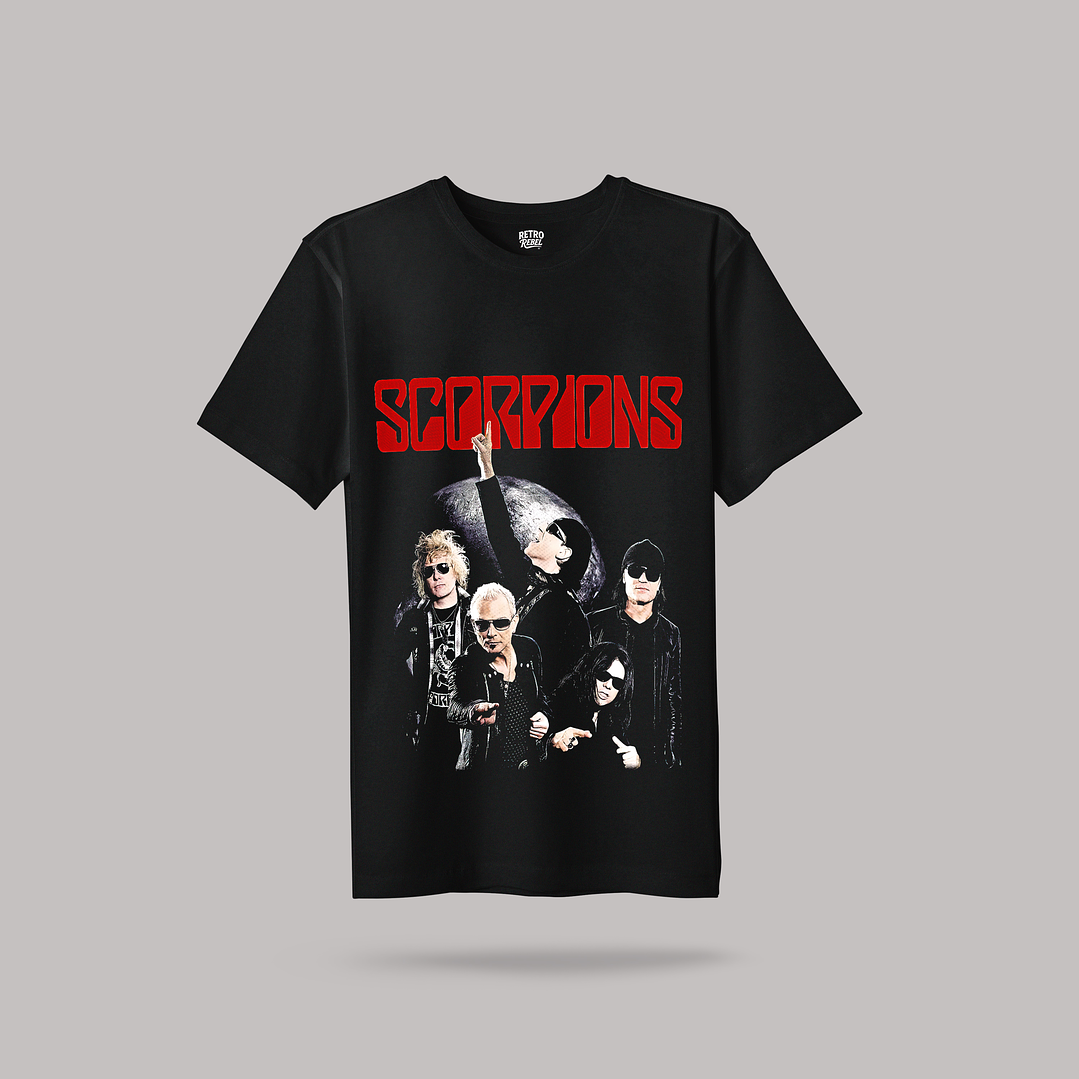 Polera Scorpions  1