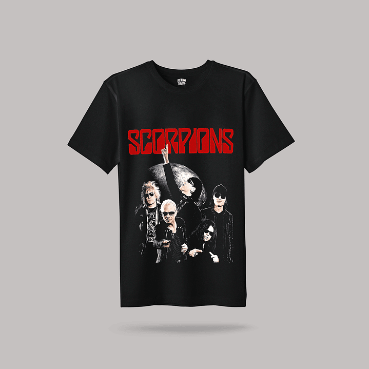 Polera Scorpions  1