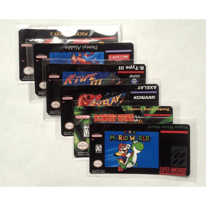 Caratulas/labels Snes 1