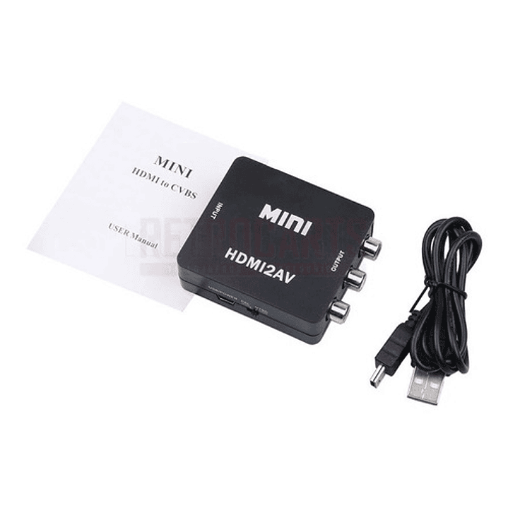 Adaptador Hdmi A Av 1