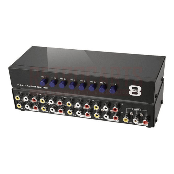 Switch Splitter Rca 8 Entradas 1 Salida (envio Gratis) 1