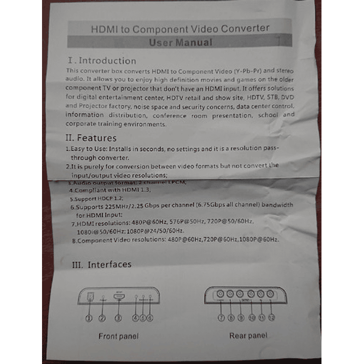 Conversor Hdmi A Componente 2