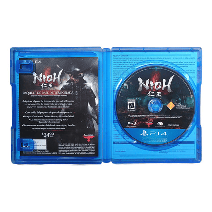 Nioh Playstation Ps4 2