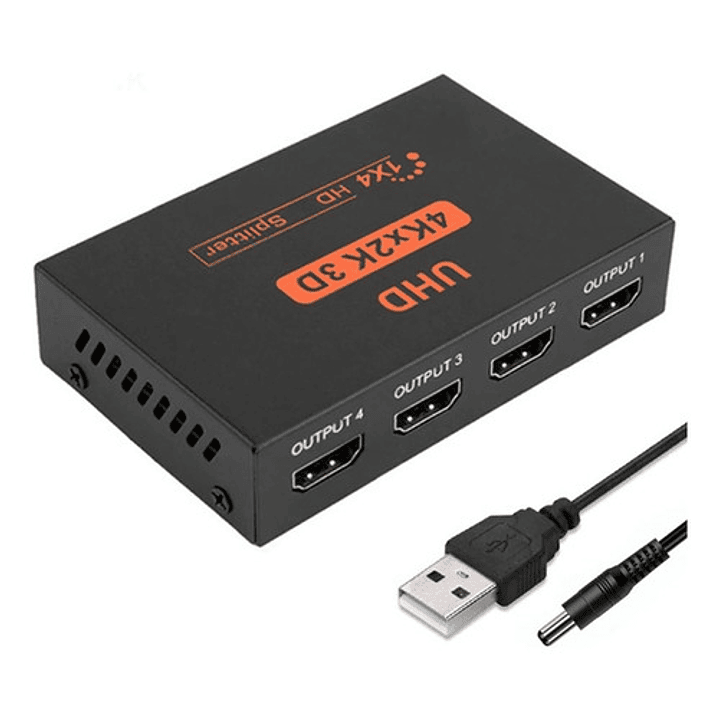 Splitter Hdmi 1 Entradas 4 Salida 1