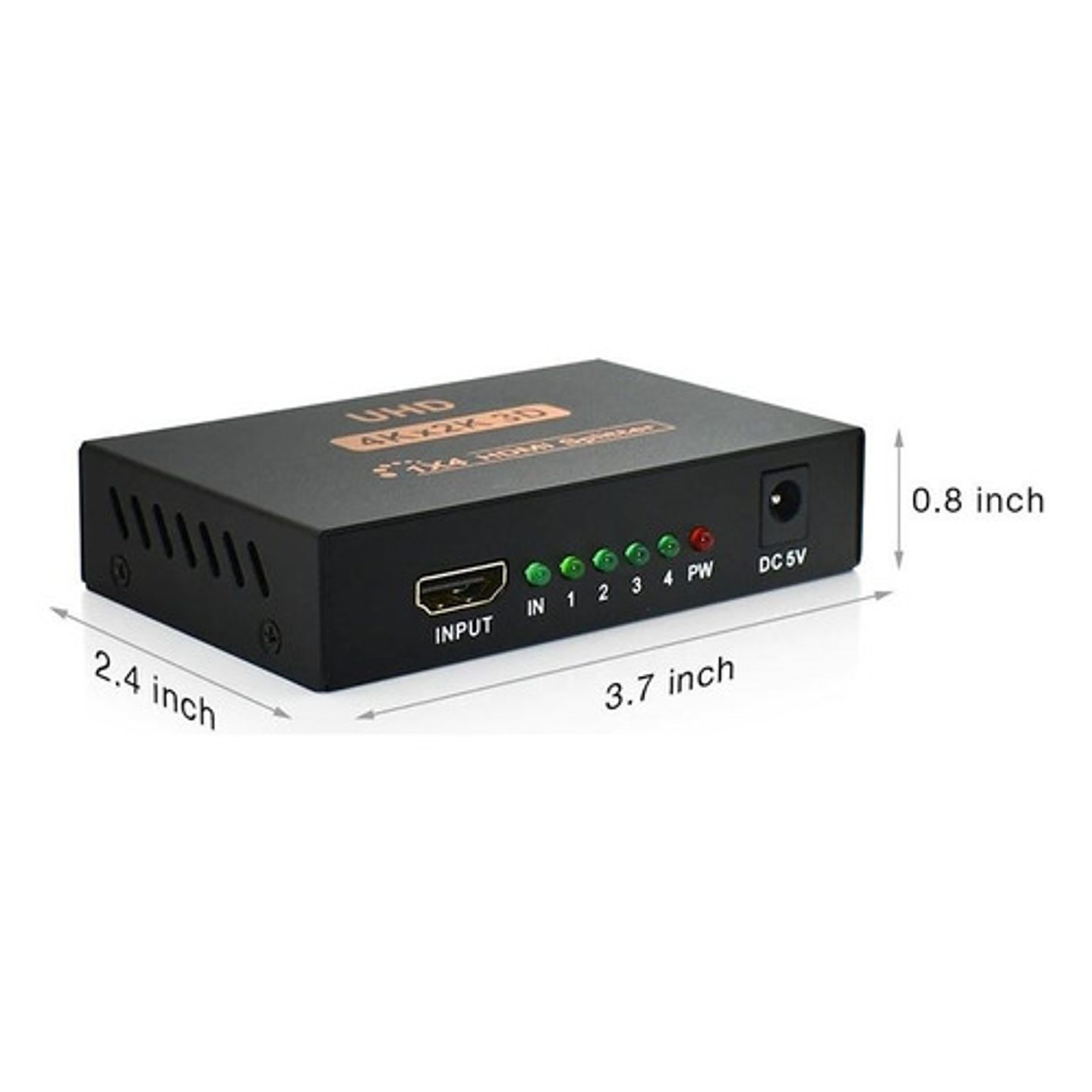 Splitter Hdmi 1 Entradas 4 Salida 2