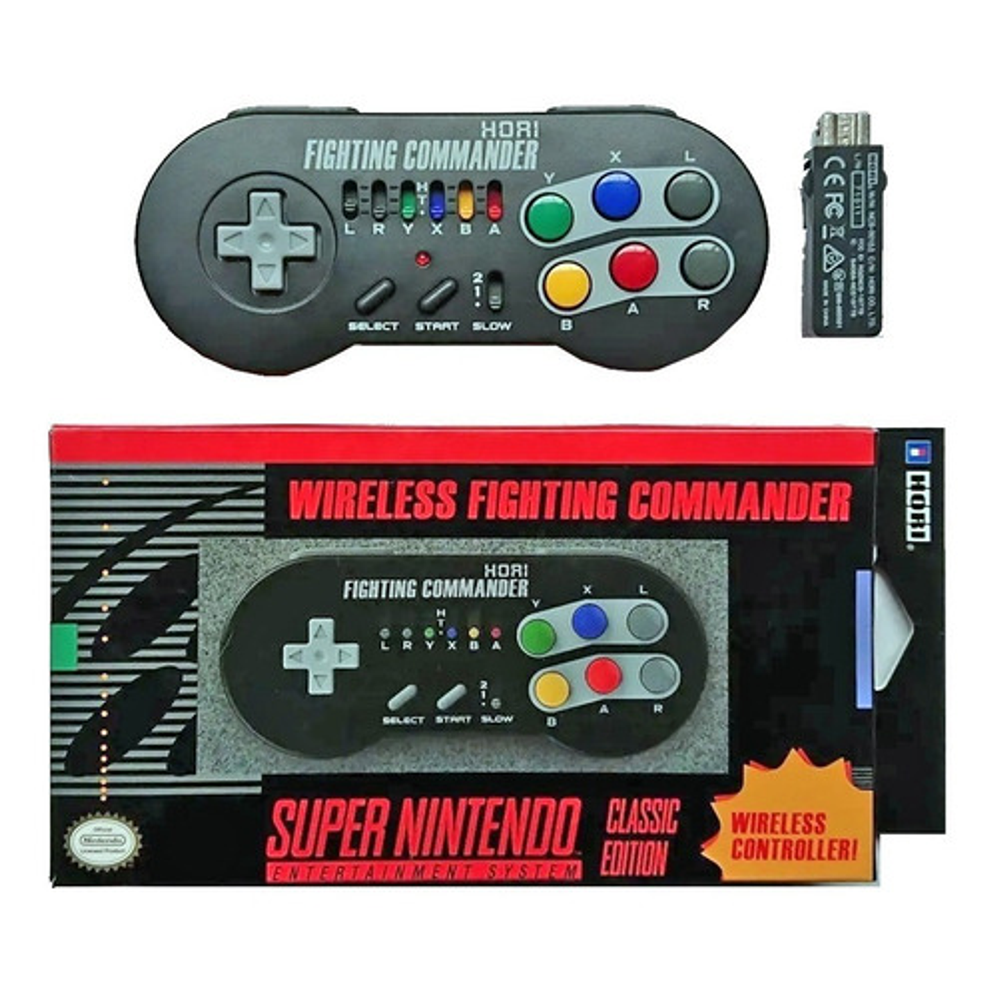 Control Hori Fighting Commander Snes Mini