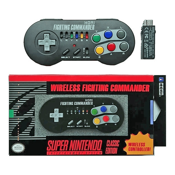 Control Hori Fighting Commander Snes Mini