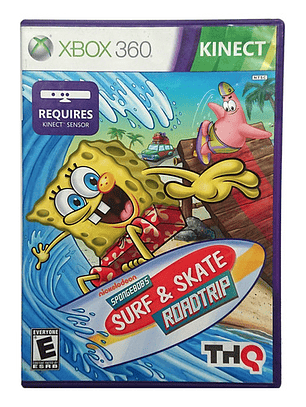 Nickelodeon Spongebob Surf Skate Trip Xbox 360