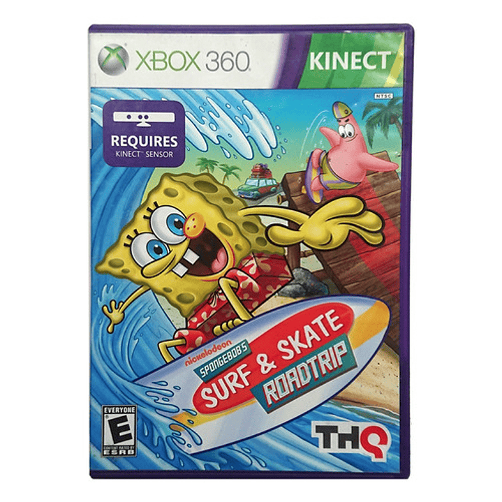 Nickelodeon Spongebob Surf Skate Trip Xbox 360 1