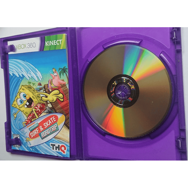 Nickelodeon Spongebob Surf Skate Trip Xbox 360 2