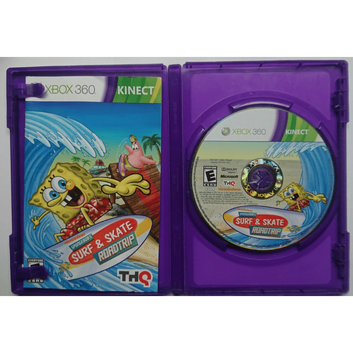 Nickelodeon Spongebob Surf Skate Trip Xbox 360 3