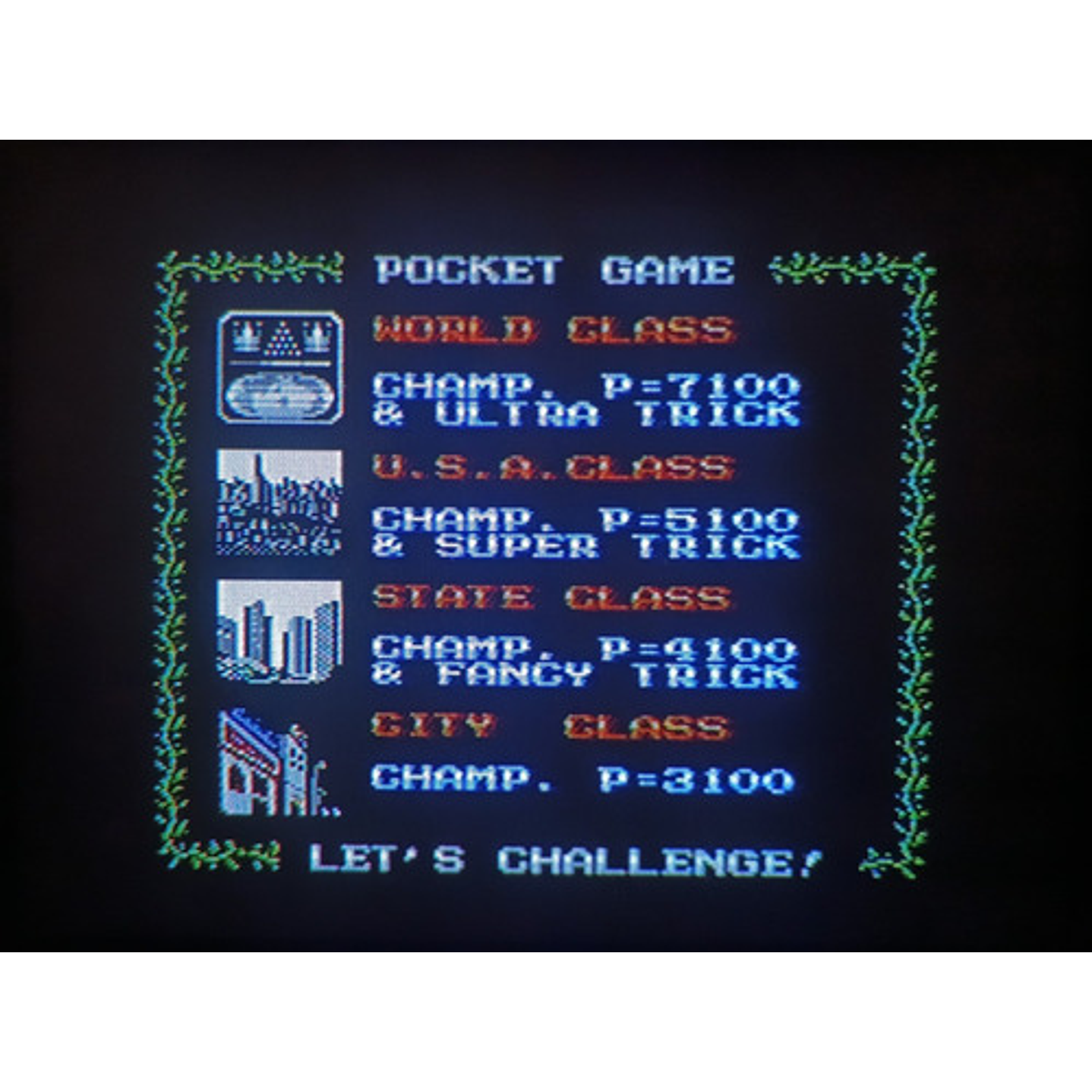 Side Pocket Nes 4