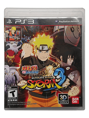 Naruto Shippuden Ultimate Ninja Storm 3 Playstation Ps3