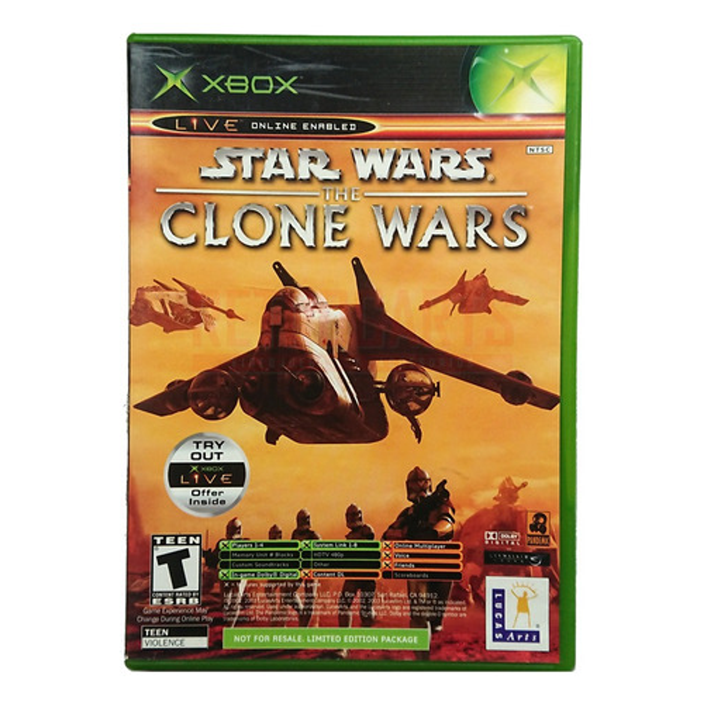 Star Wars Clone Wars & Tetris Plus Xbox 1
