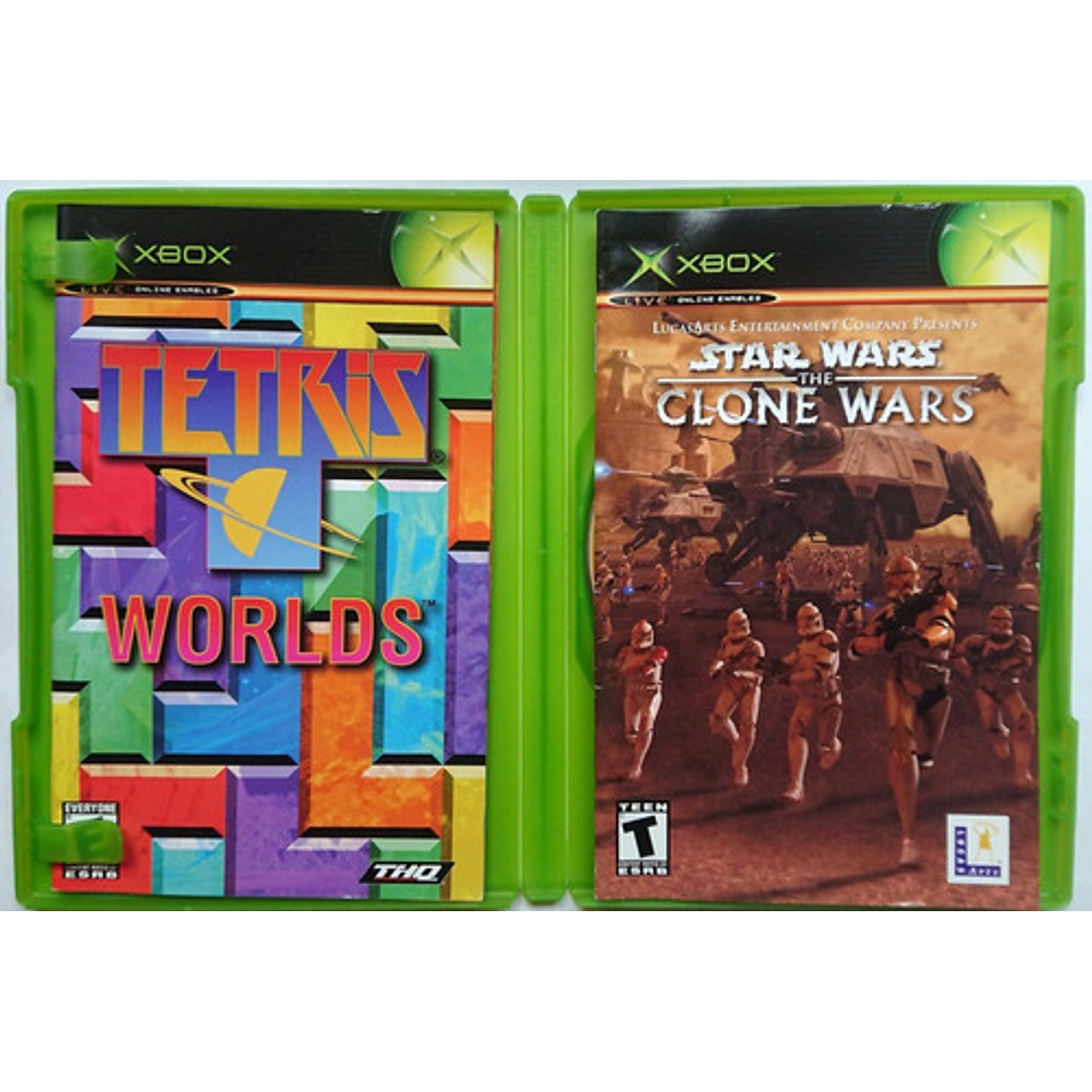 Star Wars Clone Wars & Tetris Plus Xbox 5