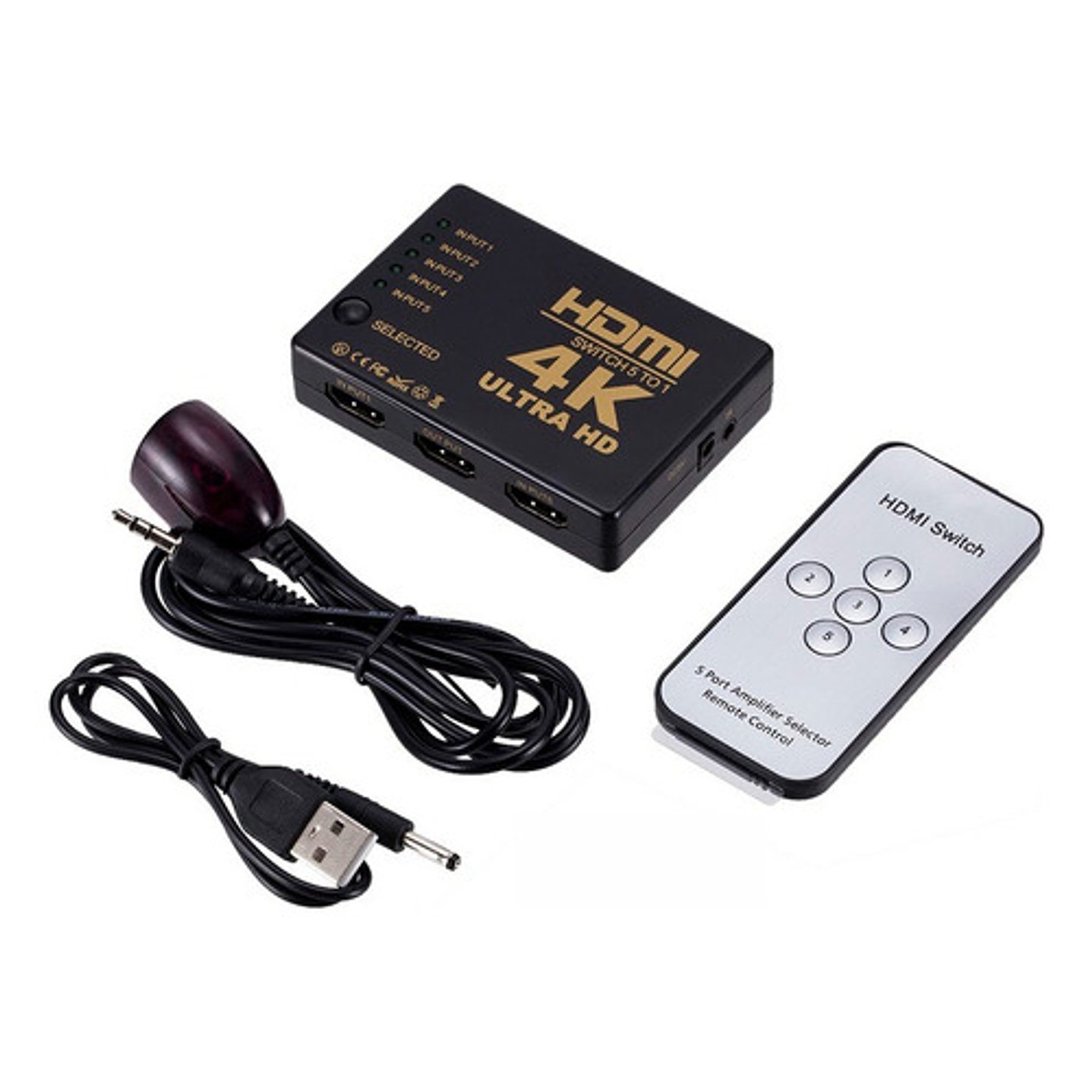 Splitter Hdmi 5 Entradas A 1 Salida 1