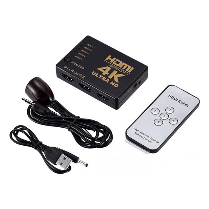 Splitter Hdmi 5 Entradas A 1 Salida 1