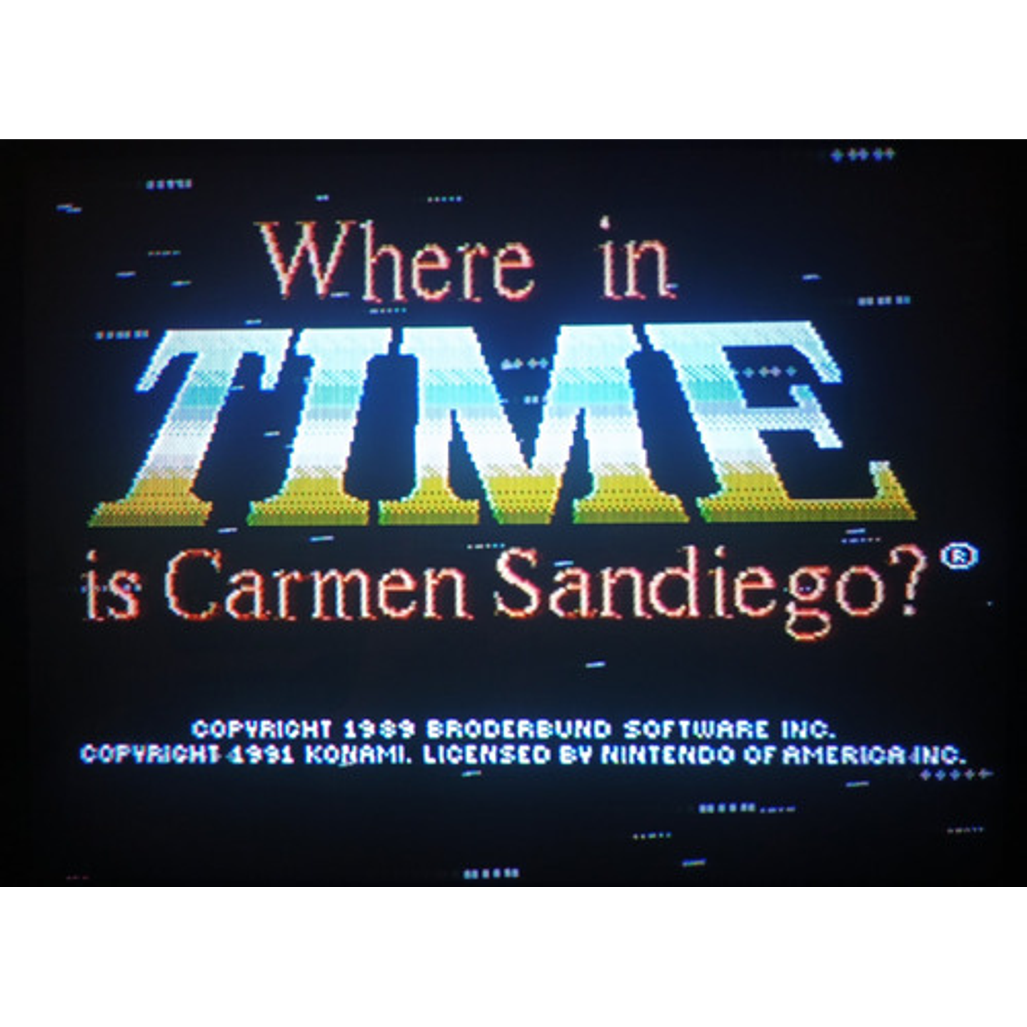 Where In Time Is Carmen San Diego Nes 2