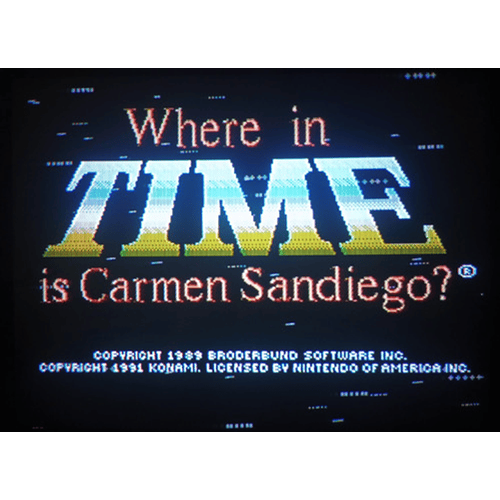 Where In Time Is Carmen San Diego Nes 2