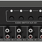 Switch Splitter Audio 4 Entradas 1 Salida Rca + 3.5mm - Miniatura 1