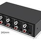 Switch Splitter Audio 4 Entradas 1 Salida Rca + 3.5mm - Miniatura 2