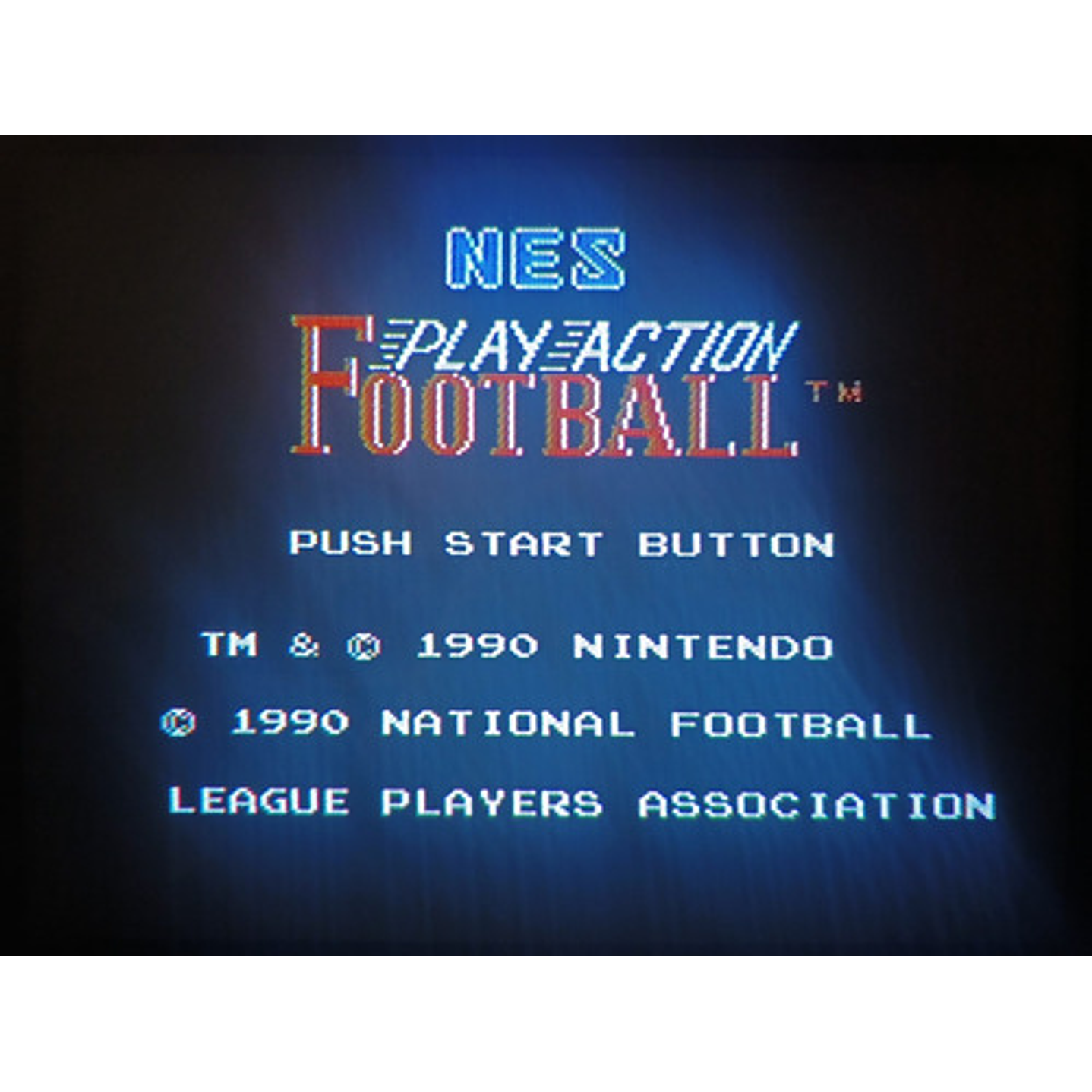 Nes Play Action Football  3