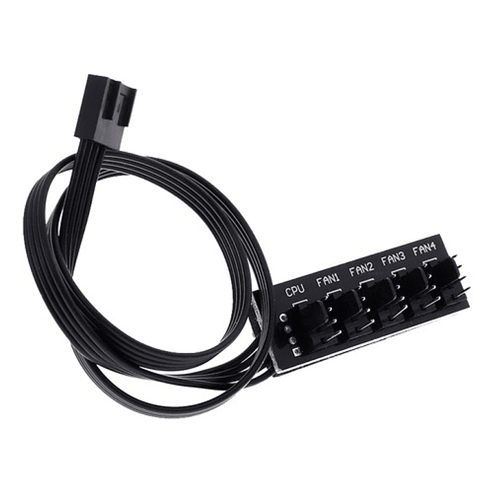 Adaptador Hub Multiples Ventiladores 4 Pines Gabinete Cpu