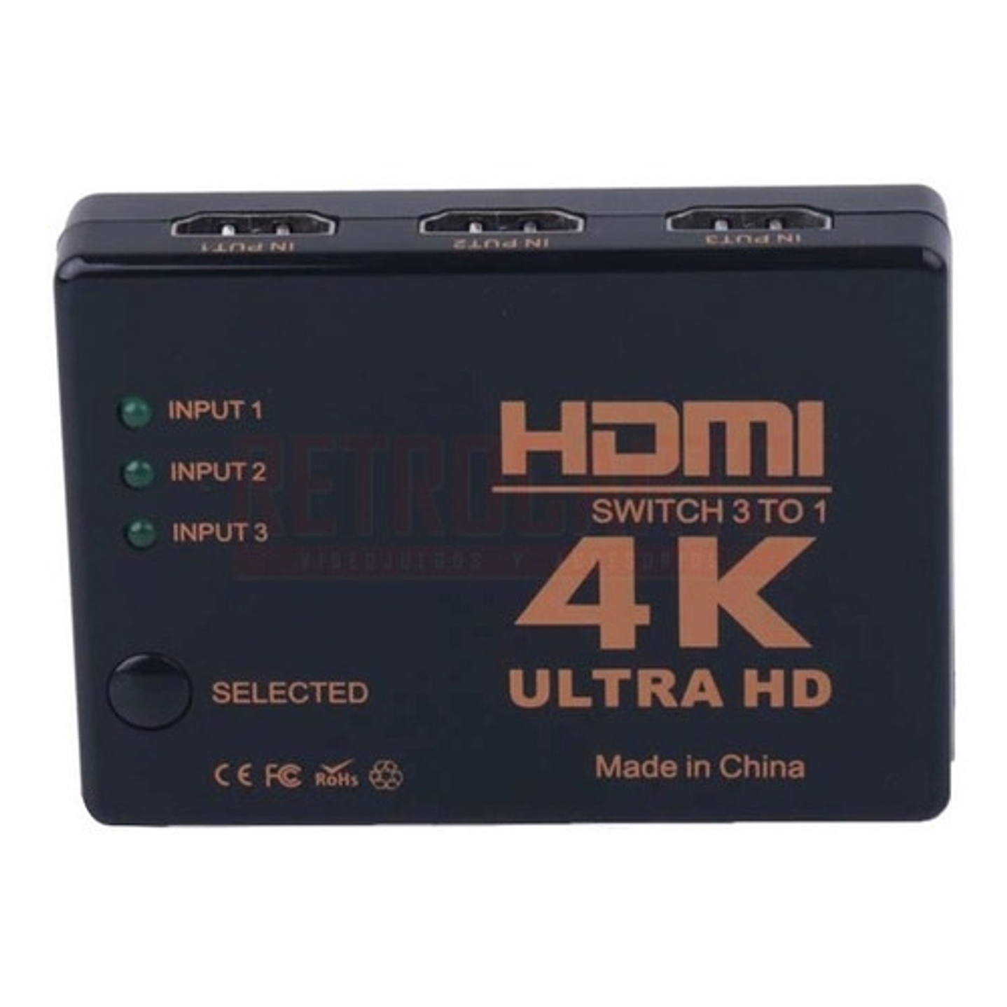 Splitter Hdmi 4k 3 Entradas A 1 Salida (sin Alimentación) 1