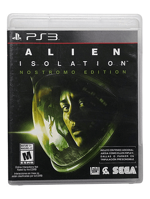 Alien Isolation Playstation Ps3