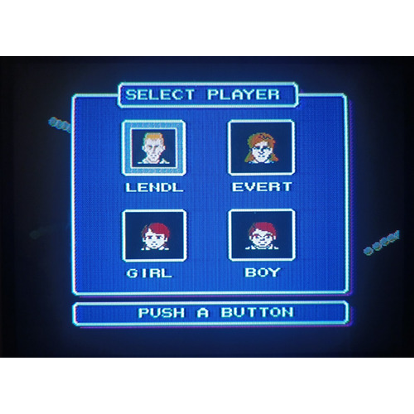 Chris Evert & Ivan Lendl In Top Players Tennis Nintendo Nes 4